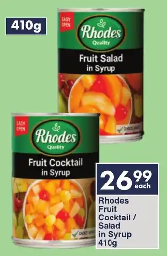 President Hyper Rhodes Fruit Cocktail/ Salad in Syrup offer