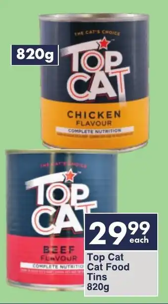 President Hyper Top Cat Cat Food Tins offer