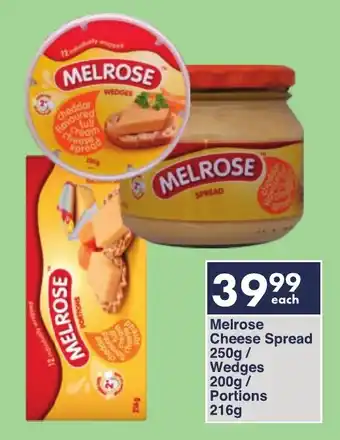 President Hyper Melrose Cheese Spread/ Wedges/ Portions offer