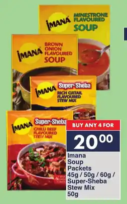 President Hyper Imana Soup Packets/ Super-Sheba Stew Mix offer