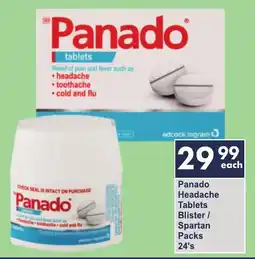 President Hyper Panado Headache Tablets Blister/ Spartan Packs offer