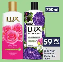 President Hyper Lux Body Wash/ Botanicals Shower Gel offer