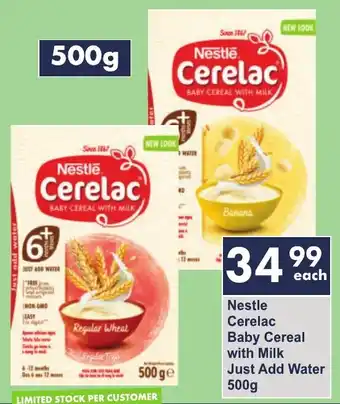 President Hyper Nestle Cerelac Baby Cereal with Milk Just Add Water offer