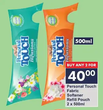 President Hyper Personal Touch Fabric Softener Refill Pouch offer