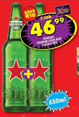 Shoprite Liquor Heineken premium lager beer nrb offer