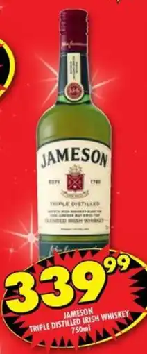 Shoprite Liquor Jameson triple distilled irish whiskey offer