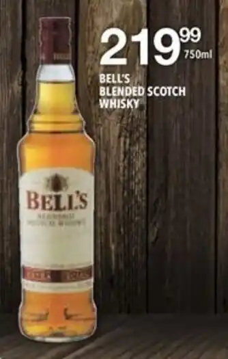 Shoprite Liquor Bell's blended scotch whisky offer