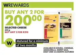 Woolworths Selected cheese offer