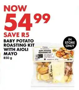 Woolworths Baby potato roasting kit with aioli mayo offer