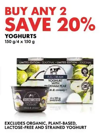 Woolworths Yoghurts offer