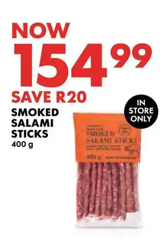 Woolworths Smoked salami sticks offer