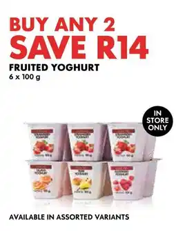 Woolworths Fruited yoghurt offer