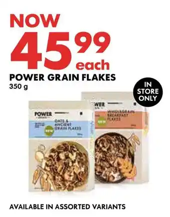 Woolworths Power grain flakes offer