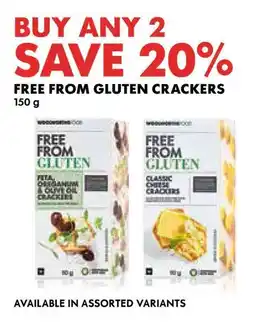 Woolworths Free from gluten crackers offer