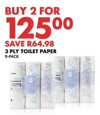 Woolworths 3 ply toilet paper offer