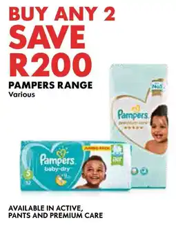 Woolworths Pampers range offer