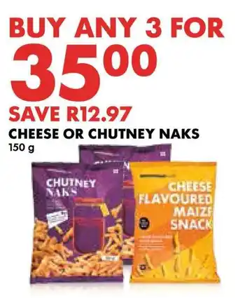 Woolworths Cheese or chutney naks offer