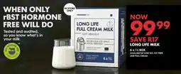 Woolworths Long life full cream milk offer