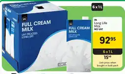 Makro m Long Life Milk offer