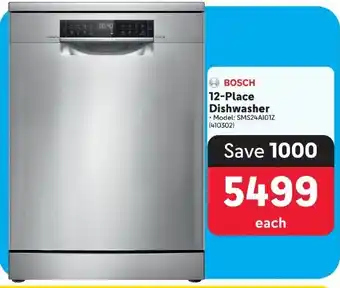 Makro BOSCH 12-Place Dishwasher offer