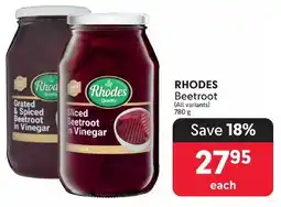 Makro RHODES Beetroot offer