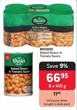 Makro RHODES Baked Beans in Tomato Sauce offer