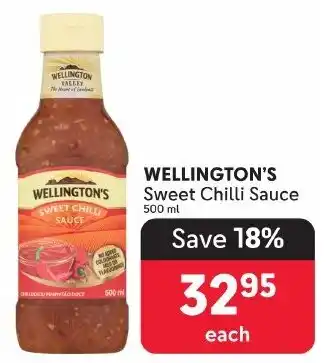 Makro WELLINGTON'S Sweet Chilli Sauce offer