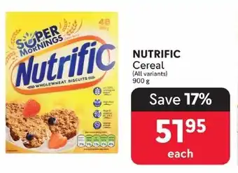 Makro NUTRIFIC Cereal offer