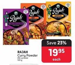 Makro RAJAH Curry Powder offer