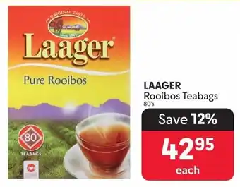 Makro LAAGER Rooibos Teabags offer