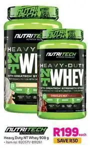 Game Nutritech Heavy Duty NT Whey-908g Each offer