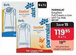 Makro PARMALAT EasyGest Full Cream or Low UHT Fat Milk offer