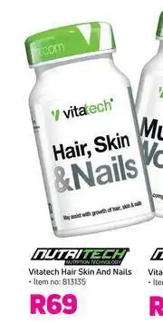 Game Nutritech Vitatech Hair, Skin & Nails offer