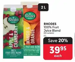 Makro RHODES 100% Fruit Juice Blend offer