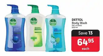 Makro DETTOL Body Wash offer