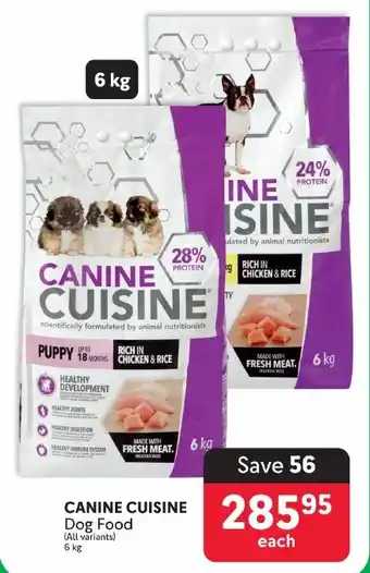 Makro CANINE CUISINE Dog Food offer