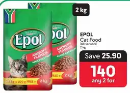 Makro EPOL Cat Food offer