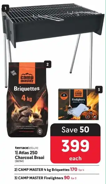 Makro Terraceleisure Atlas 250 Charcoal Braai offer