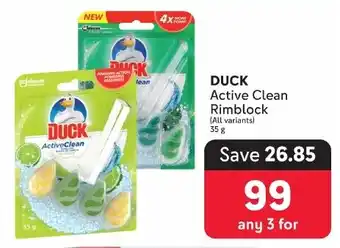 Makro DUCK Active Clean Rimblock offer