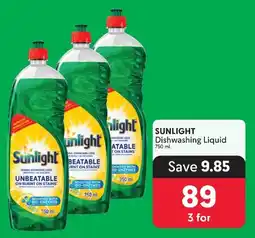 Makro SUNLIGHT Dishwashing Liquid offer