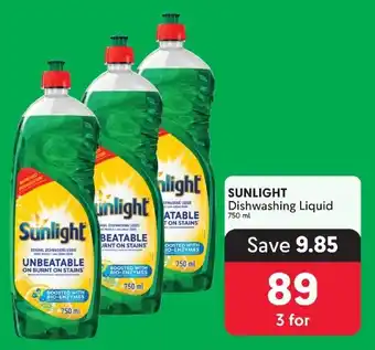 Makro SUNLIGHT Dishwashing Liquid offer