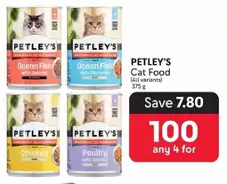 Makro PETLEY'S Cat Food offer