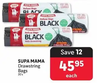 Makro SUPA MAMA Drawstring Bags offer