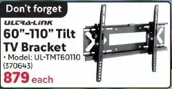 Makro ULTRA-LINK 60"-110" Tilt TV Bracket offer