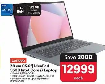 Makro Lenovo 39 cm (15.6") IdeaPad S300 Intel Core i7 Laptop offer