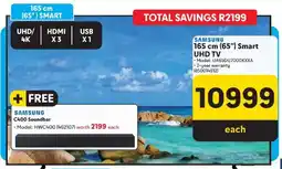 Makro SAMSUNG 165 cm (65") Smart UHD TV offer