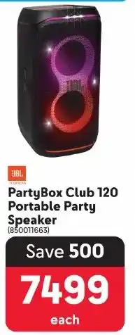 Makro JBL PartyBox Club 120 Portable Party Speaker offer