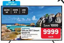 Makro SAMSUNG 139 cm (55") Smart QLED TV offer