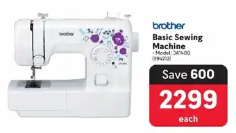 Makro Brother Basic Sewing Machine offer