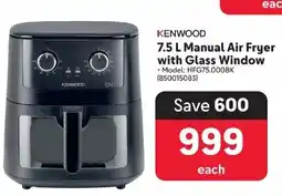 Makro KENWOOD Manual Air Fryer with Glass Window offer